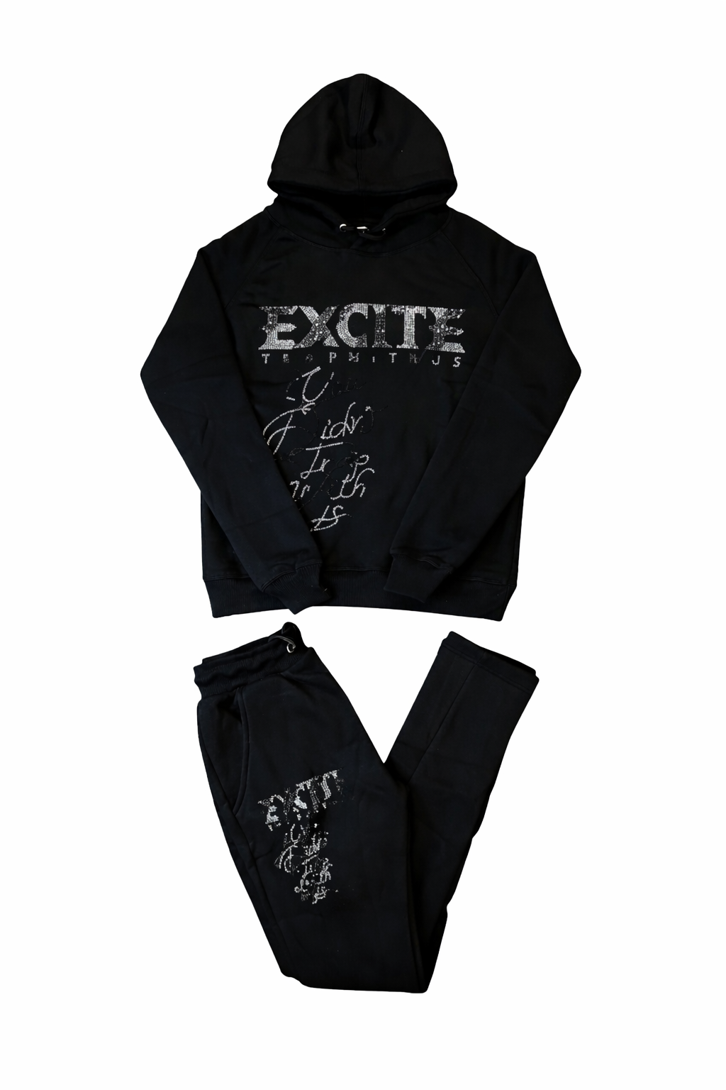 Steel Rhinestone Silver - Tracksuit