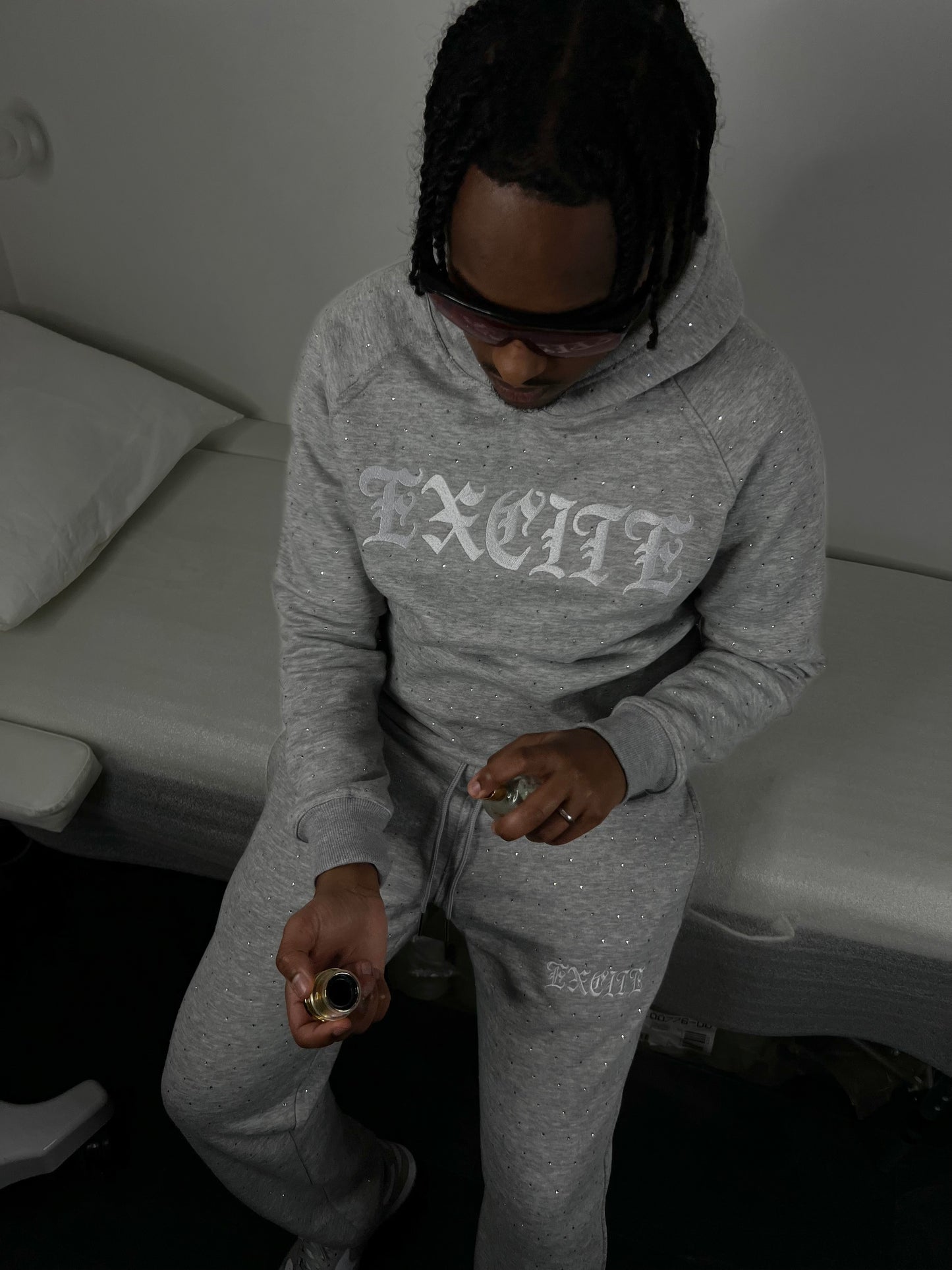 Excite Diamond Grey - Hoodie