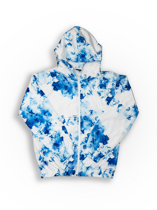 Blue Monogram - Windbreaker