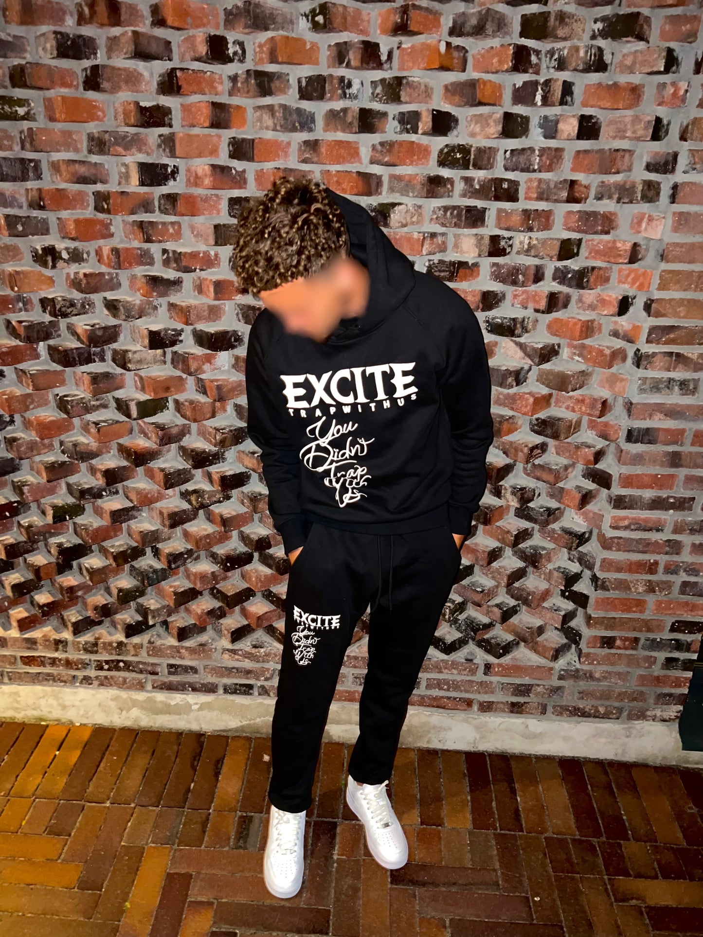 EXCITE Tracksuit - Black