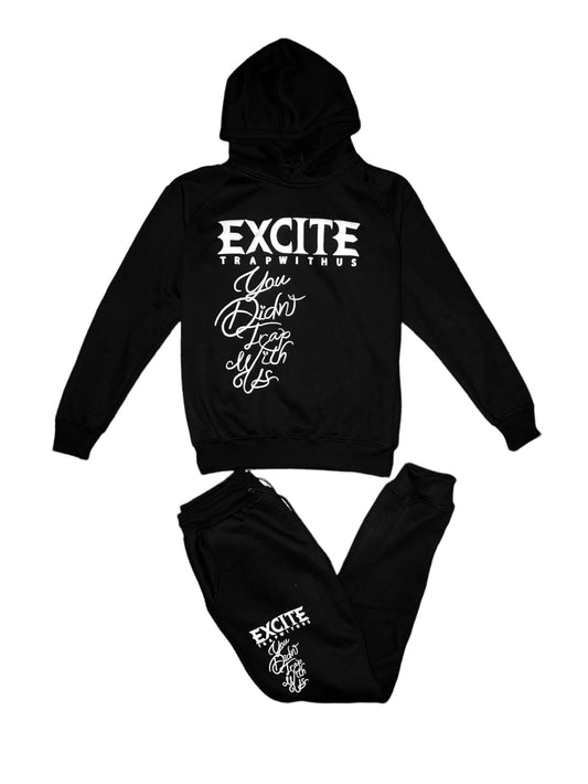 EXCITE Tracksuit - Black