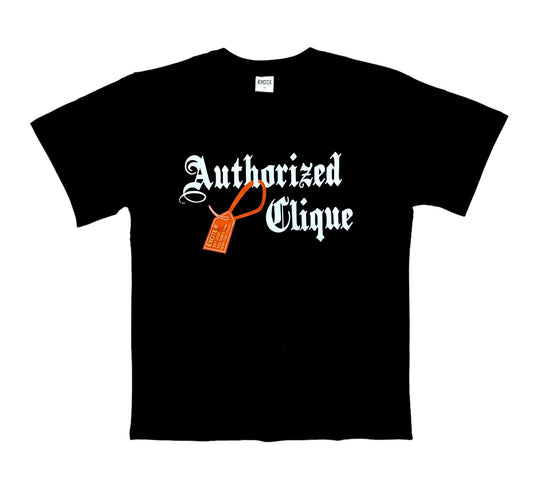 Authorized Clique T shirt - Black