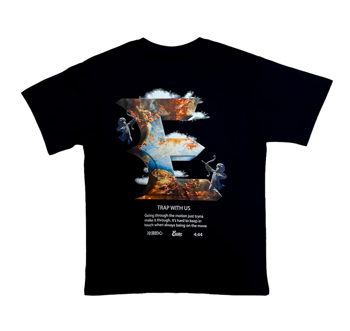 Excite Versailles T Shirt - Black